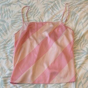 Victoria's Secret Pink Diagonal Stripe Camisole